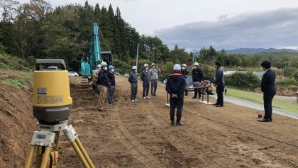 青森県県土整備部主催：ICT施工活用研修会